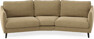 Madison - 3-sits soffa svängd, 90 cm - Brun