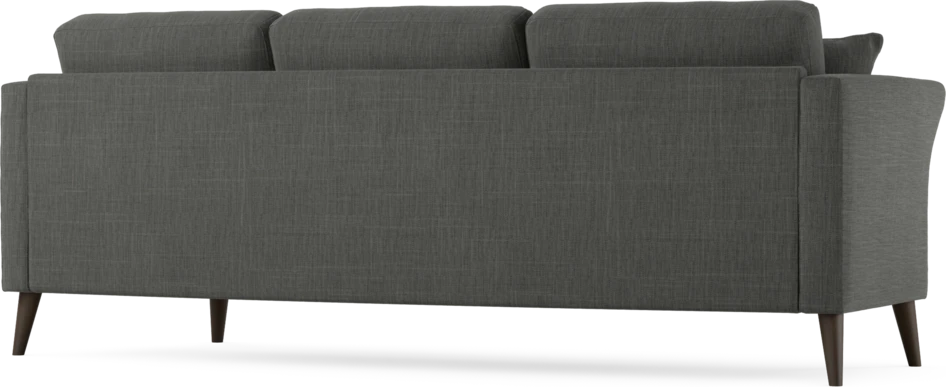 Eden - 3-sits soffa svängd - Grå