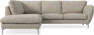 Madison Lux - 2-sits soffa med divan vänster - Vit