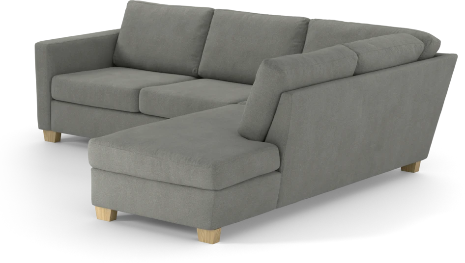 Friday - 2,5-sits soffa med divan höger - Grå