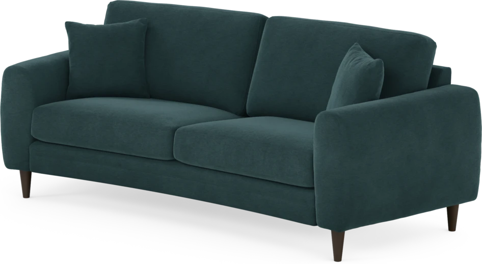Eden - 2,5-sits soffa svängd - Blå
