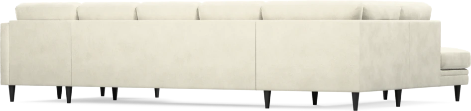Eden - 3-sits soffa med divan vänster och schäslong höger - Vit