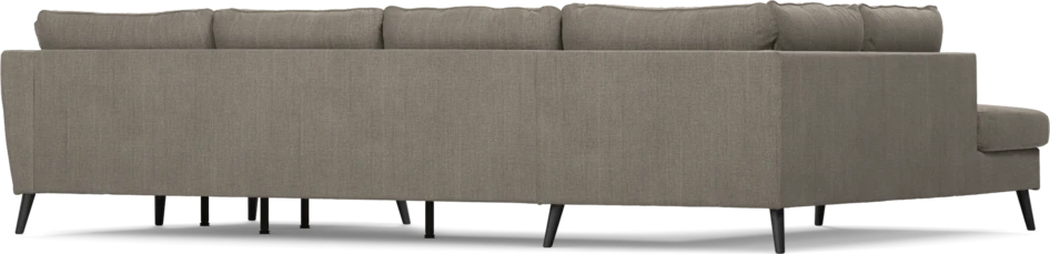 County - 3-sits soffa med divan vänster och schäslong höger - Brun