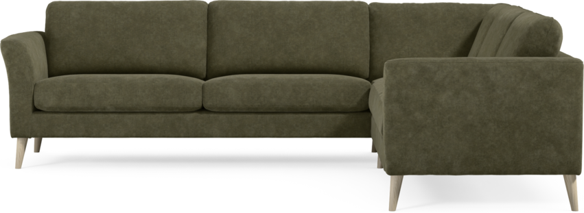 Bridge - Hörnsoffa, 3+2-sits - Grön