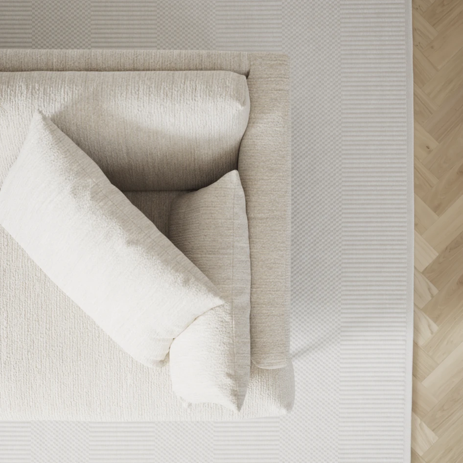 Harper - 4-sits soffa - Vit
