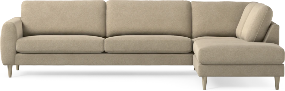 Bridge - 4-sits soffa med divan höger - Beige