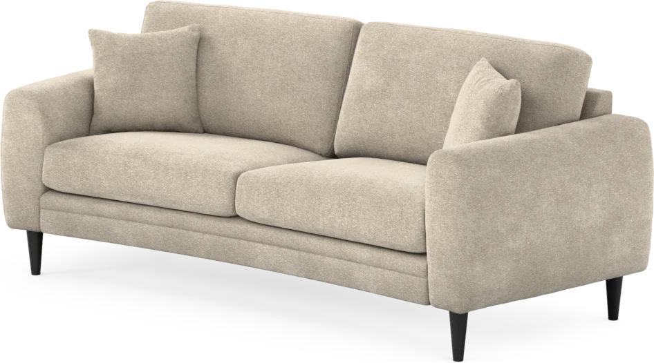 Eden - 2,5-sits soffa svängd - Beige