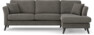 Eden - 2,5-sits soffa med schäslong - Grå