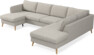 County - 3-sits soffa med schäslong vänster och divan höger - Beige
