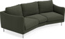 Madison - 3-sits soffa svängd, 70 cm - Grön
