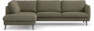 Madison - 3-sits soffa med divan vänster - Brun