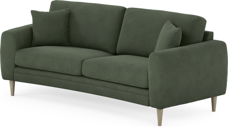 Eden - 2,5-sits soffa svängd - Grön