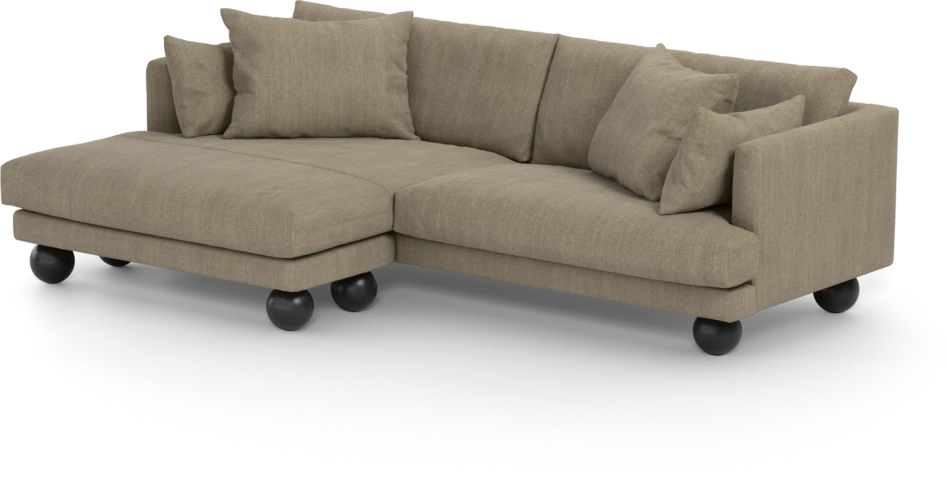 Harper - 4-sits med schäslong XL vänster - Beige