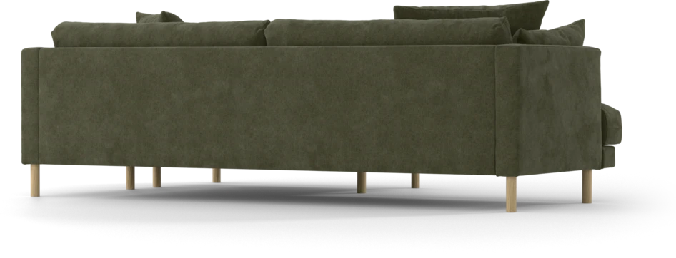 Harper - 4-sits med schäslong XL höger - Grön