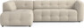 Bella - 3-sits soffa med divan vänster - Beige