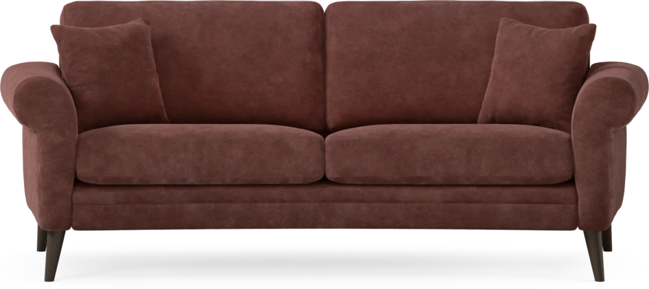 Eden - 2,5-sits soffa svängd - Röd