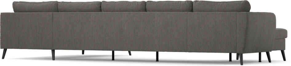 County - 4-sits soffa med schäslong vänster och divan höger - Brun