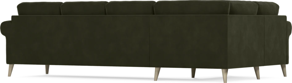 Eden - Hörnsoffa, 1+3-sits - Grön