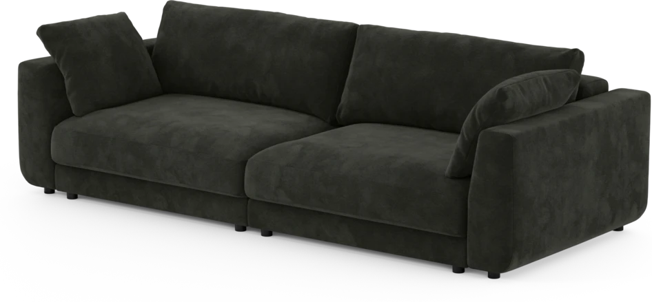 Amie - Bäddsoffa 4-sits - Svart
