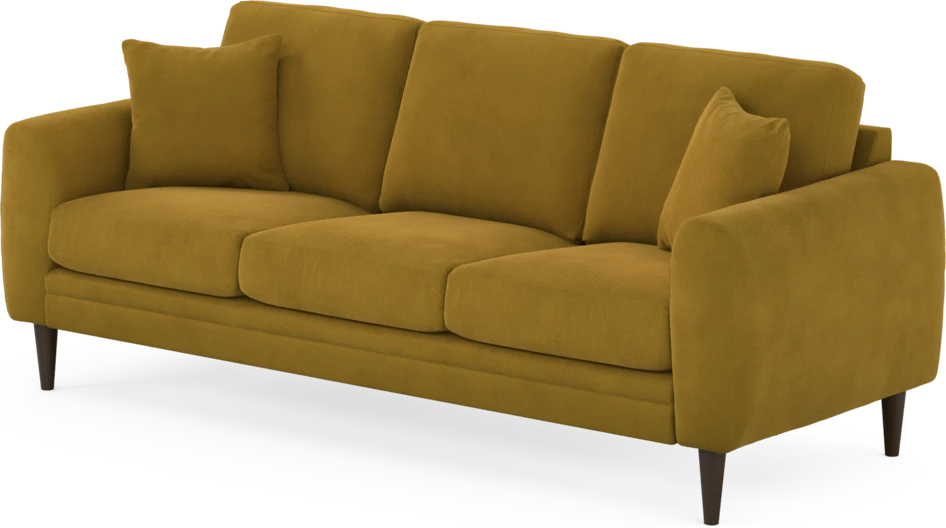 Eden - 3-sits soffa - Gul