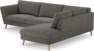 Madison Lux - 3-sits soffa med divan höger - Grå
