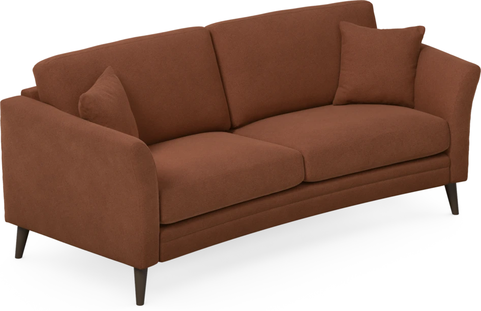 Eden - 2,5-sits soffa svängd - Orange