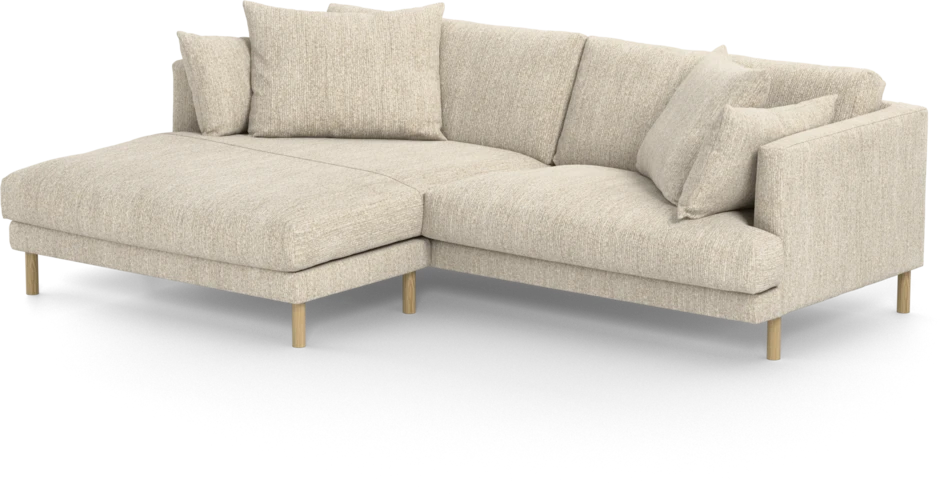 Harper - 4-sits med schäslong XL vänster - Beige