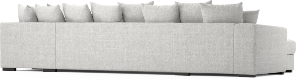 Town - 3-sits soffa med divan höger och schäslong vänster - Grå