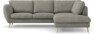 Madison - 2-sits soffa med divan höger - Vit