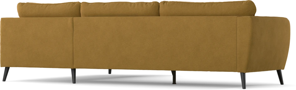County - 2,5-sits soffa med divan höger - Gul