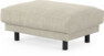 Cherrie - Fotpall 100, fast klädsel - Beige