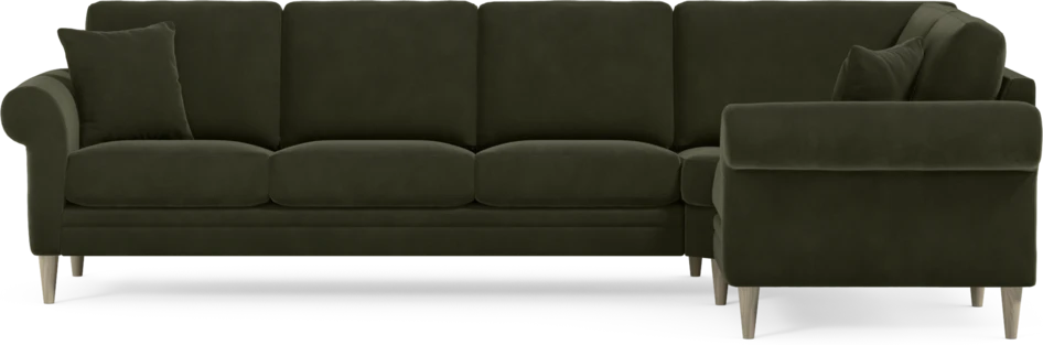 Eden - Hörnsoffa, 3+1-sits - Grön