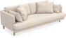 Harper - 3-sits soffa, hel dyna - Vit