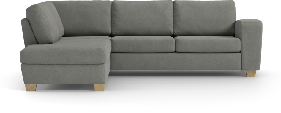 Friday - 2,5-sits soffa med divan vänster - Grå