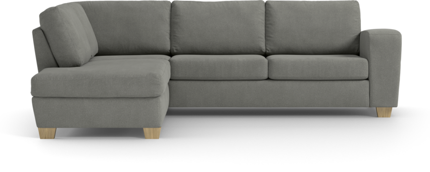 Friday - 2,5-sits soffa med divan vänster - Grå