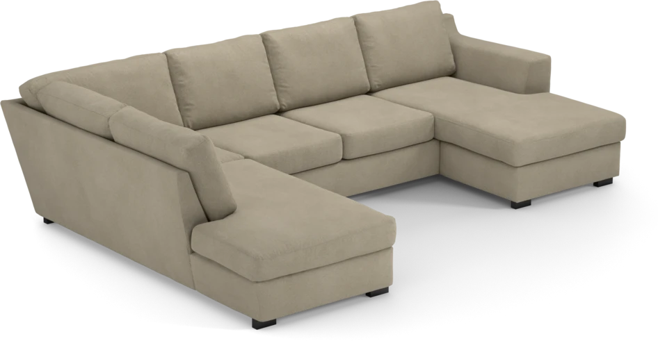 Friday - 3-sits soffa med divan vänster och schäslong höger - Beige