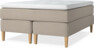 Delux Dream - Kontinentalsäng, dubbelsäng med bäddmadrass - Beige