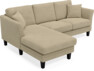 Eden - 2-sits soffa med schäslong - Beige