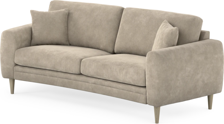 Eden - 2,5-sits soffa svängd - Beige
