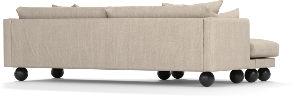 Harper - 4-sits med schäslong XL vänster - Beige
