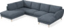 Madison Lux - 2-sits soffa med divan vänster och schäslong höger - Vit