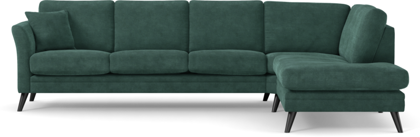 Eden - 3-sits soffa med divan - Blå