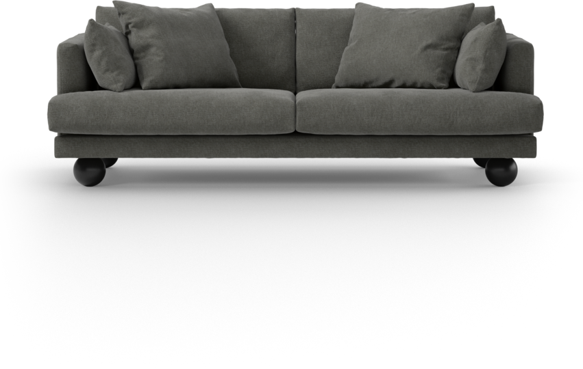 Harper - 3-sits soffa - Grå