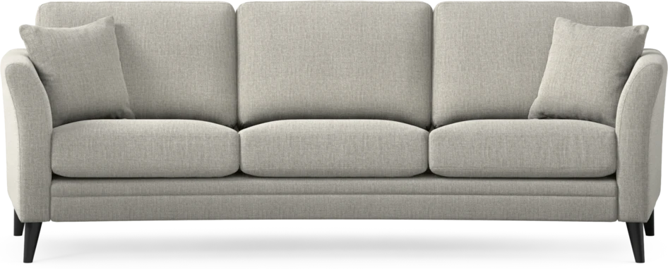 Eden - 3-sits soffa svängd - Grå