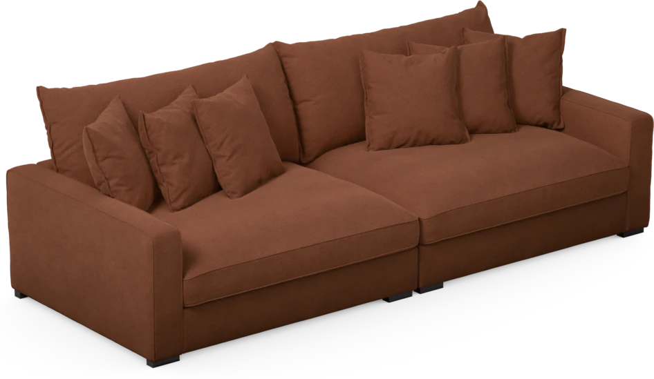 Rossi - 4-sits soffa - Orange