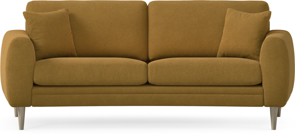 Eden - 2,5-sits soffa svängd - Gul