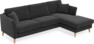 Eden - 2,5-sits soffa med schäslong - Grå