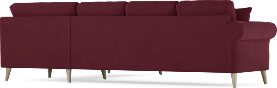 Eden - Hörnsoffa, 3+2-sits - Röd