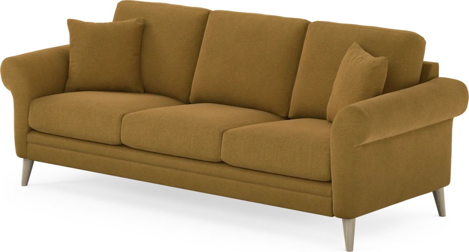 Eden - 3-sits soffa - Gul
