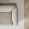 Madison Lux - 3-sits soffa med divan höger - Vit